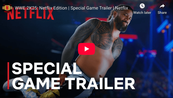 Netflix WWE 2K25 Mobile Special Game Trailer
