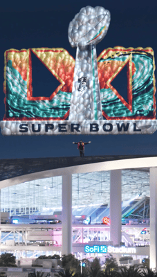 ESPN x Neace Robinson Super Bowl 61 Logo Announcement