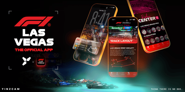 Formula 1 Las Vegas Grand Prix App x YinzCam