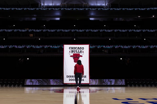 Chicago Bulls Derrick Rose: Banner Unveil