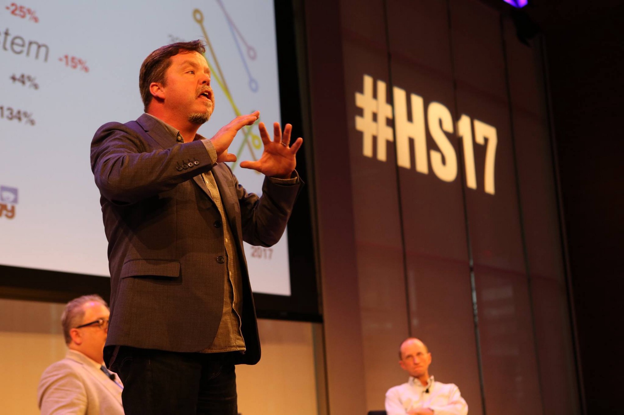 Terence Burke speaking at Hashtag Sports