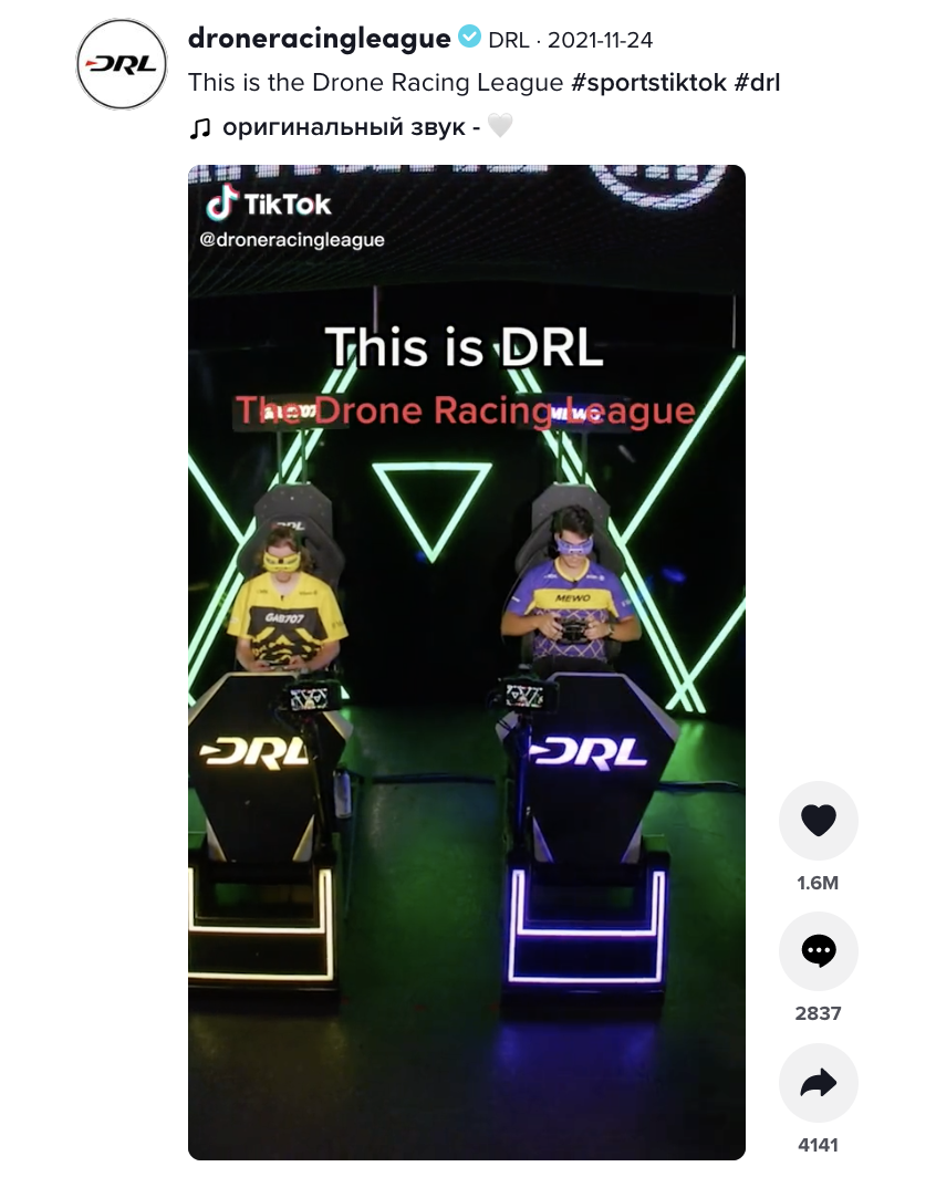 Drone-Racing-League-Best-in-TikTok 