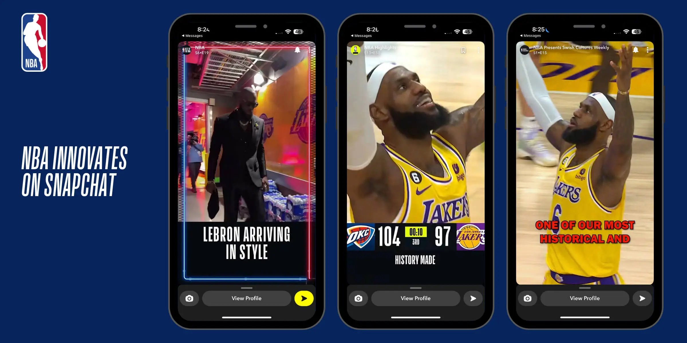 NBA Innovates on Snapchat 5th Hashtag Sports Awards