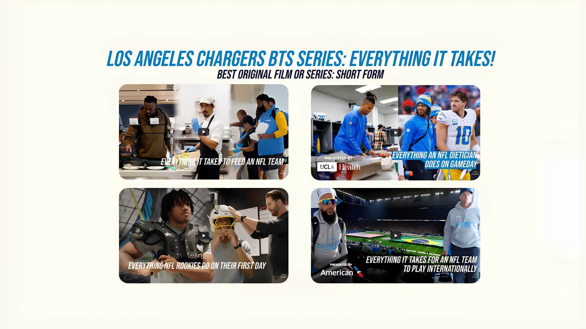 Los Angeles Chargers BTS Series: Everything It Takes!