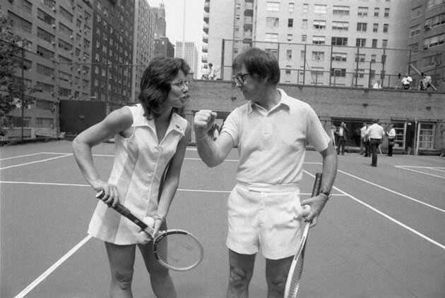 Billie Jean King and Bobby Riggs