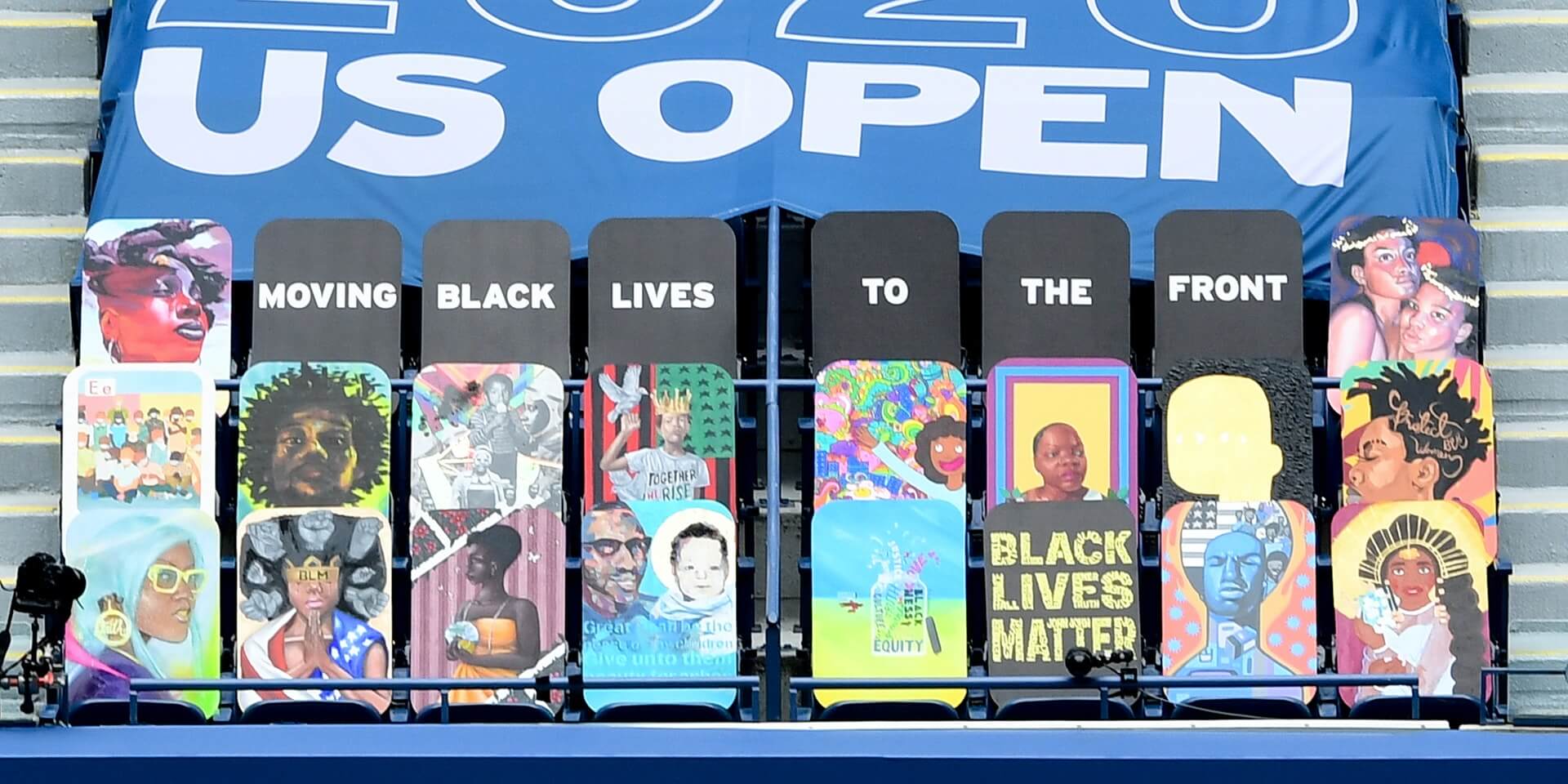 US Open: Black Lives to the Front