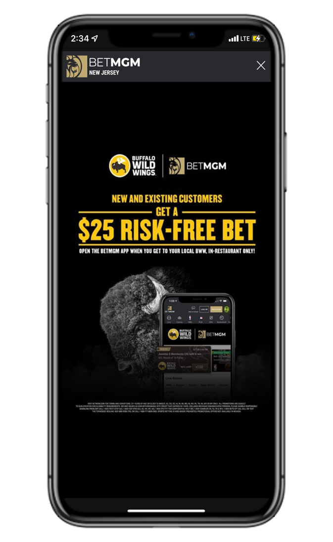 BetMGM × Buffalo Wild Wings Omnichannel Sports Betting Partnership